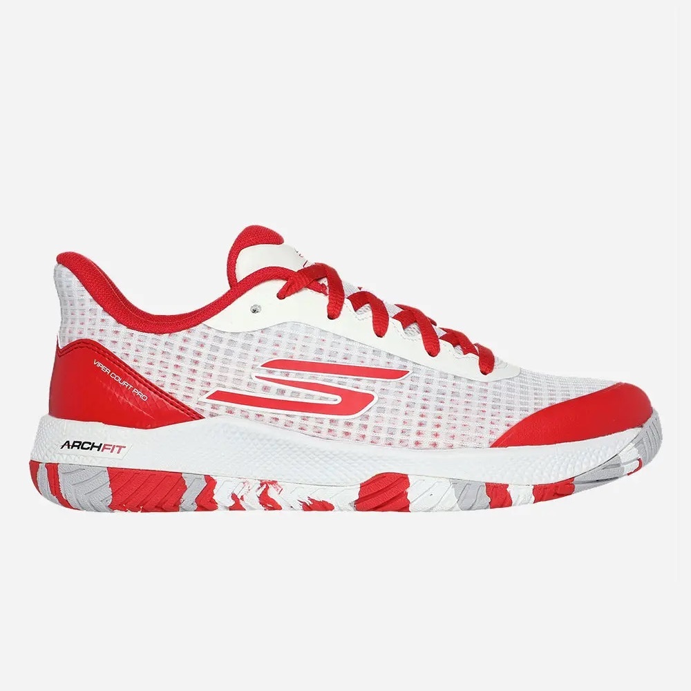 Skechers Viper Court Pro - Pickleball  Shoes Women’s Size 6. Color Red and White